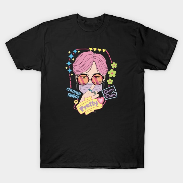 Pretty Jimin Certified Fan Boy T-Shirt by DaphInteresting